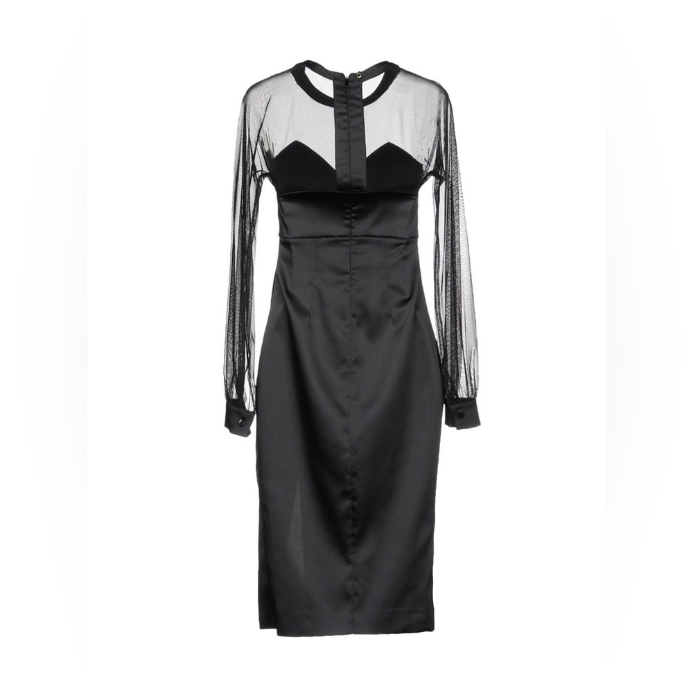 Black elegant cocktail dress